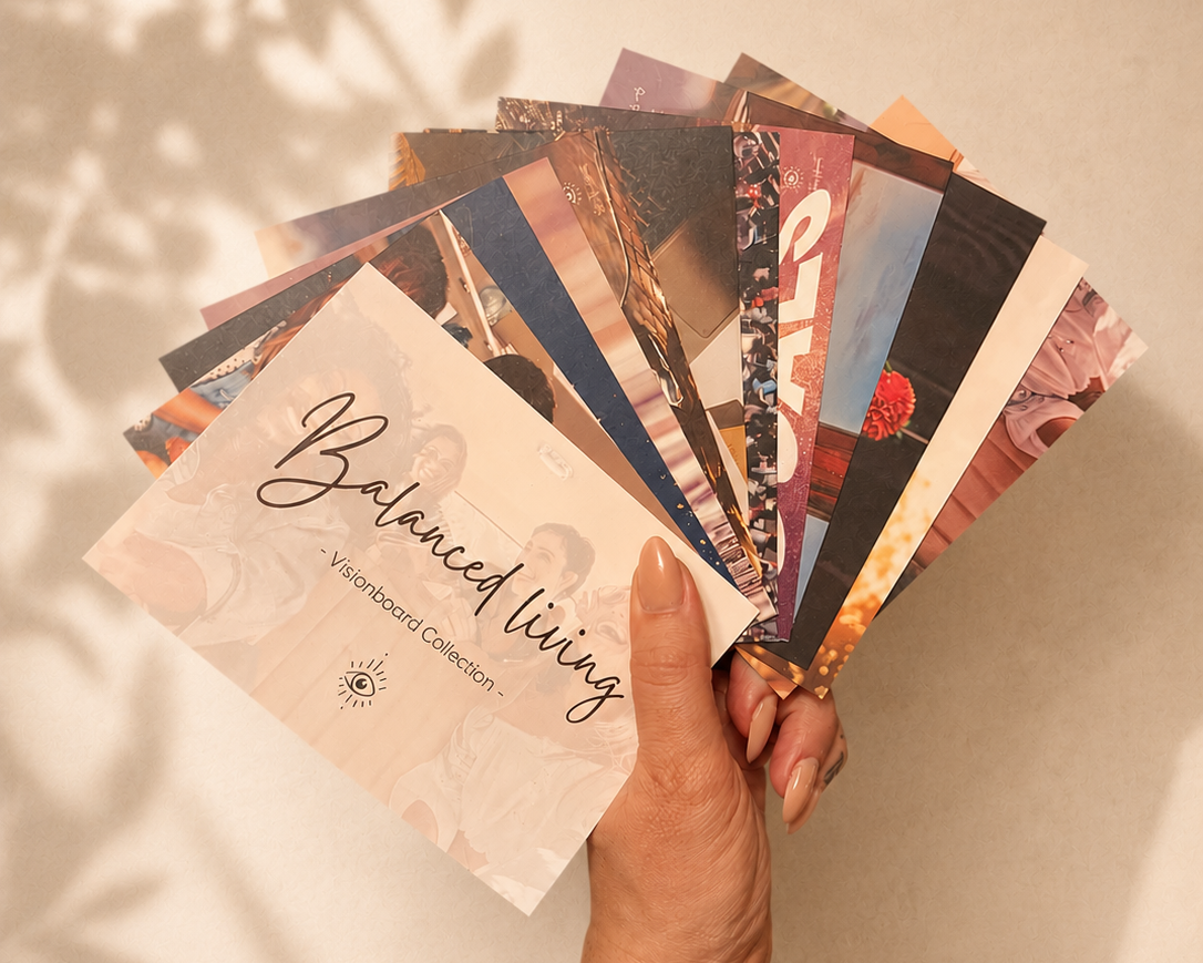 Visionboardkaartenset ‘Balanced Living’